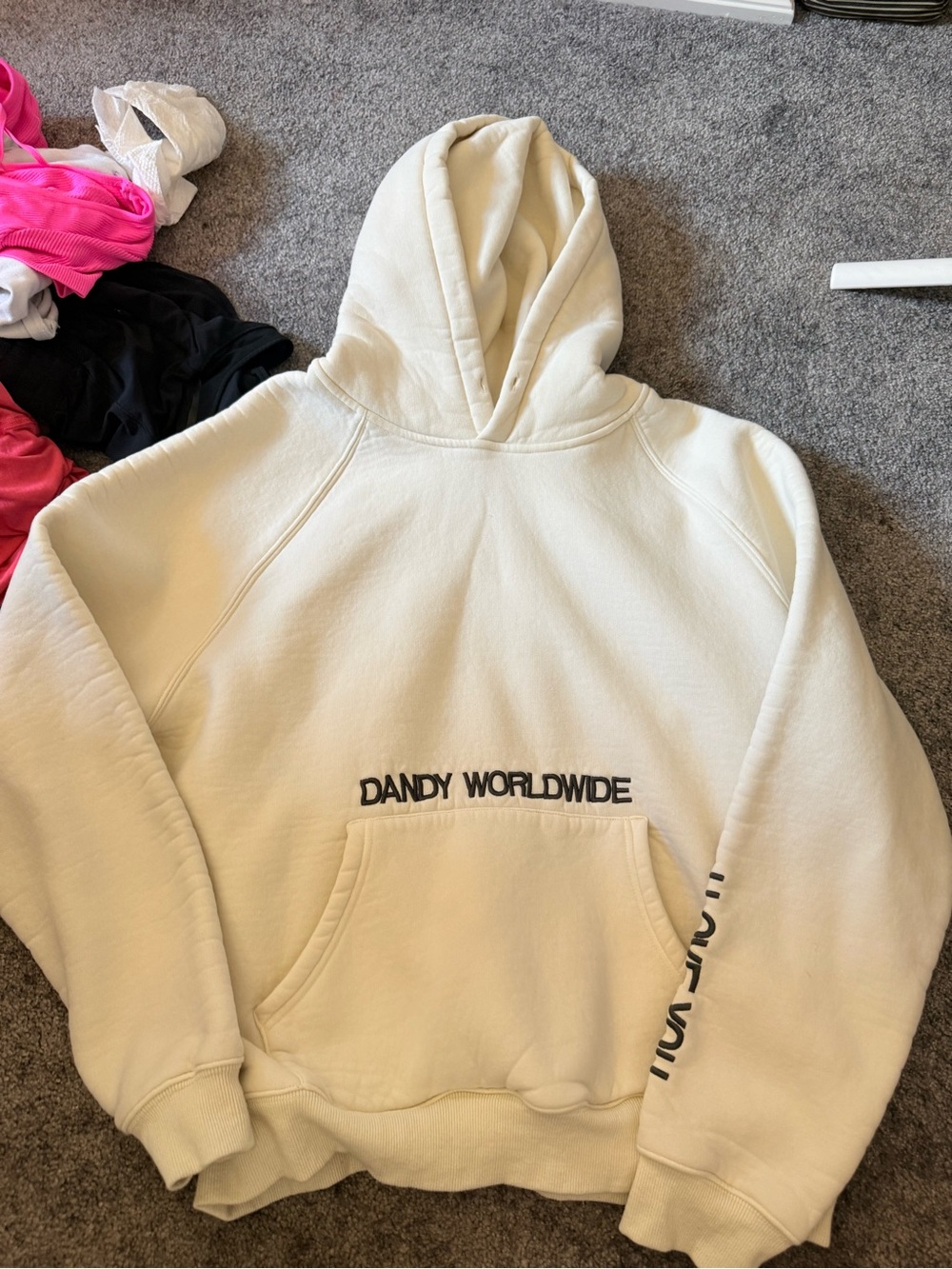 Cream Logo Hoodie - Women's Sweatshirt